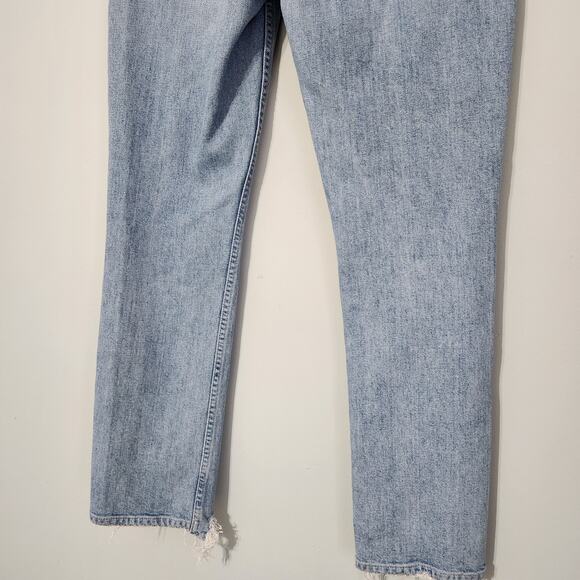 Mother Superior Denim The Flirt Ankle Fray Thanks for Nothin' Distressed Jeans - Picture 9 of 14